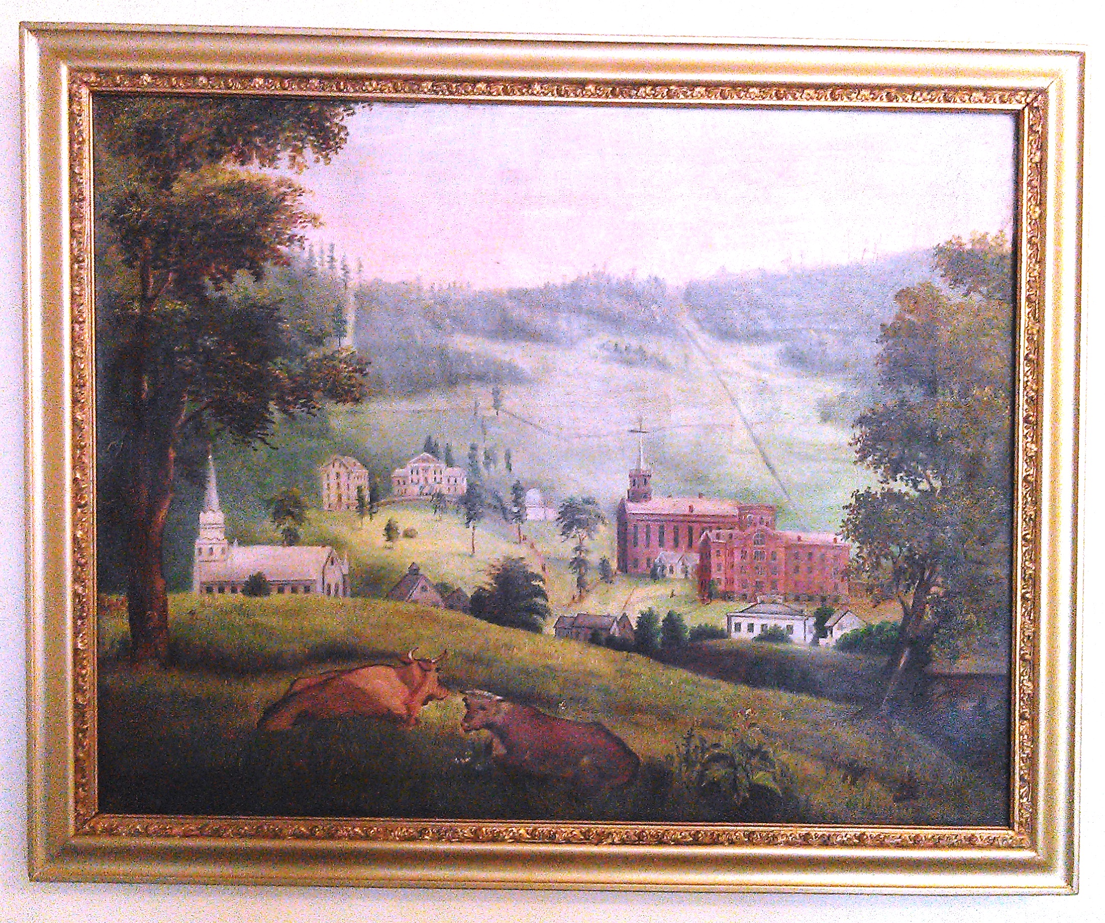 Sesquicentennial Book Oil Painting