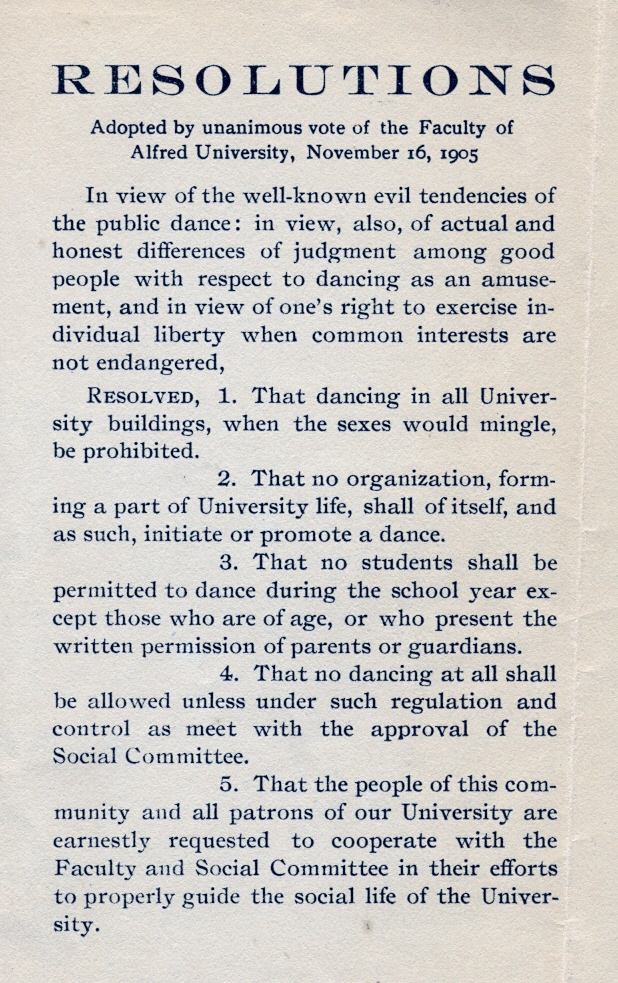 Dancing Resolution 1905