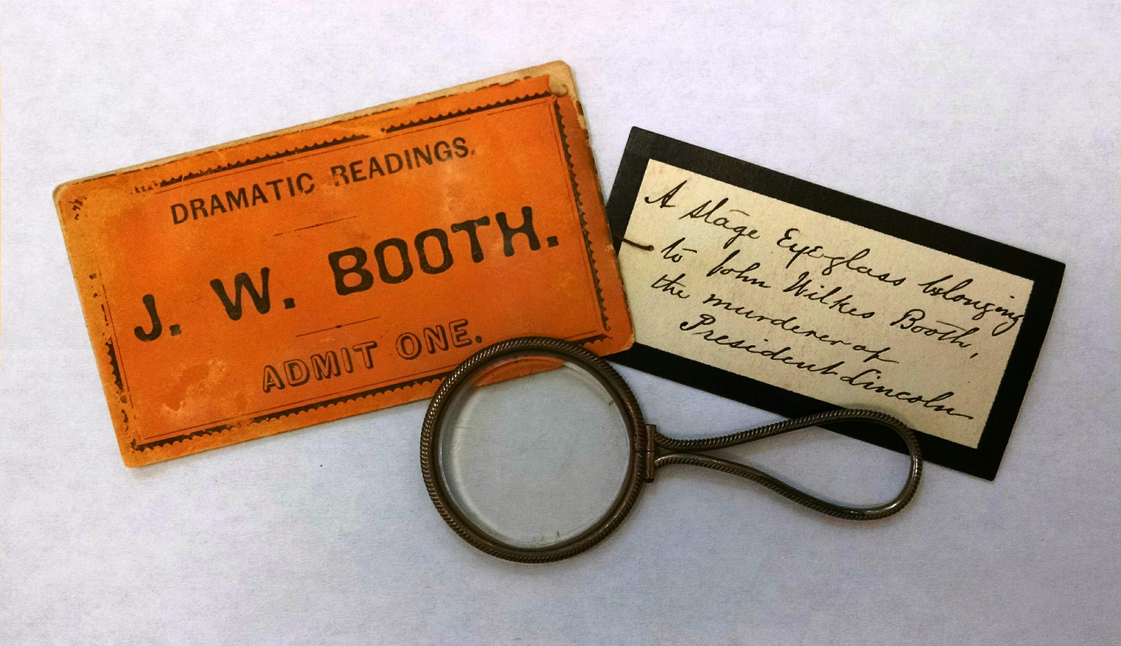 Booth theater eyeglass