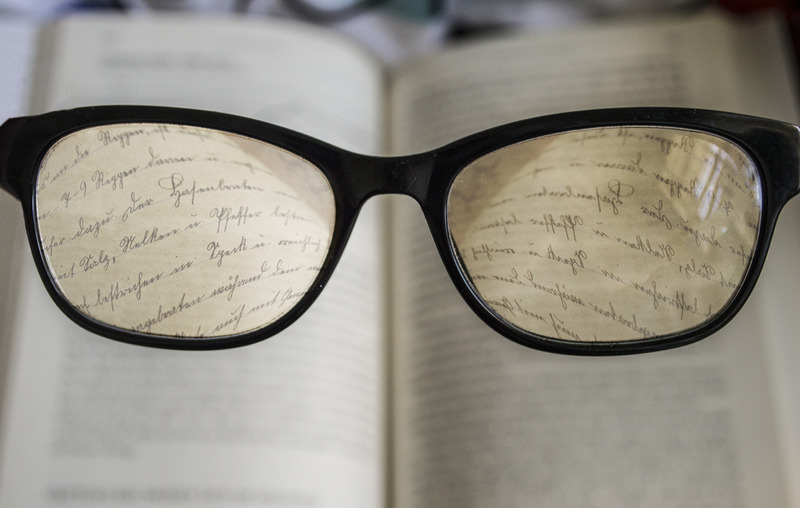 book glasses
